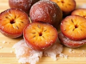 Frozen Chikoo (Sapota) Slices