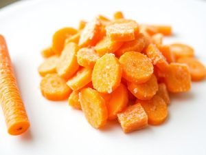 Frozen Carrot Slices