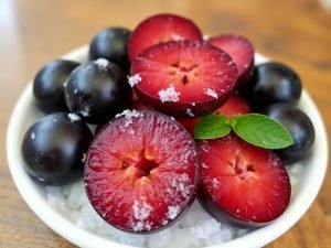 Frozen Jamun (Black Plum) Slices