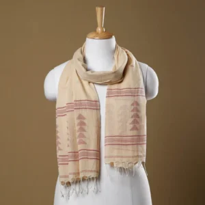 Bengal Jamdani "Butidar" Fine Cotton Stoles