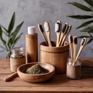 Charcoal-Infused Bamboo Toothbrush