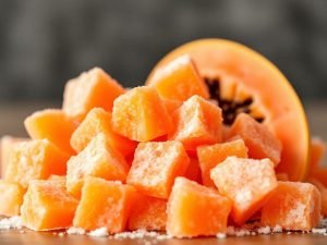 Frozen Papaya Chunks