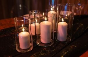 Hammered Brass "Royal" Scented Candles