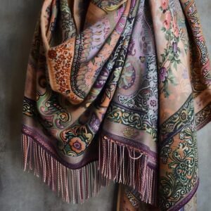 Hand-Woven Pashmina Silk Woolen Shawls