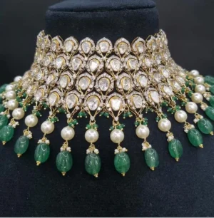 Lab-Grown "Pastel Polki" Choker Sets