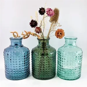 Recycled Glass "Bubble" Vases