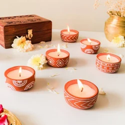 Traditional Terracotta "Kulhad" Scented Candles